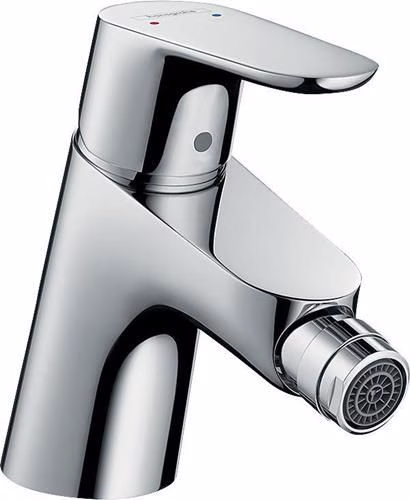 Hansgrohe éénhendel bidetkraan FOCUS nominale diameter 15 met pop-up afvoerplug G 1 1/4 inch chroom uit de categorie bidetkranen met artikelnummer 6000532091