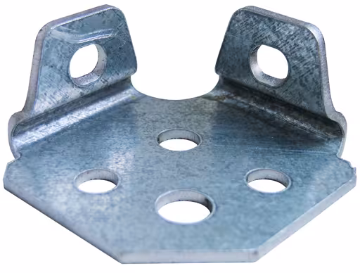 Z1 eenvoudig stalen onderstel, gegalvaniseerd van Schulte Lagertechnik Z1 eenvoudig stalen onderstel, verzinkt, Z1 voor vakbelasting tot 776kg, art.nr. 18119