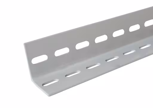 Andere weergave van het artikel Hoekprofiel 40x40x2 mm, 4500 mm, RAL 7035 lichtgrijs, schroefbaar uit de categorie schroefsysteem