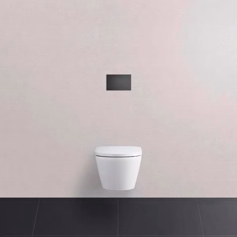 Duravit wandcloset 540 mm D-Neo Wit, randloos spoeltoilet, closetzitting met soft-close mechanisme, inclusief Durafix