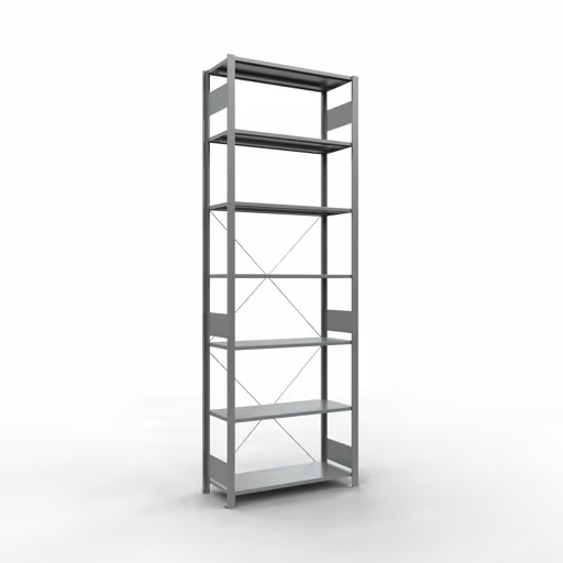 Figuur nr. 16 van het artikel basisrek, legplank-insteeksysteem MULTIplus85, 3000 x 1000 x 400 mm, 7 legborden, verzinkt uit de productgroep insteeksysteem van het merk Schulte Lagertechnik.