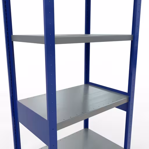 Figuur nr. 15 van het artikel basisrek, legbord, insteeksysteem MULTIplus250, 2500 x 750 x 500 mm, 6 legborden, lengtestangen, RAL 5010 gentiaanblauw/verzinkt/verzinkt uit de insteeksysteem productgroep van Schulte Lagertechnik.