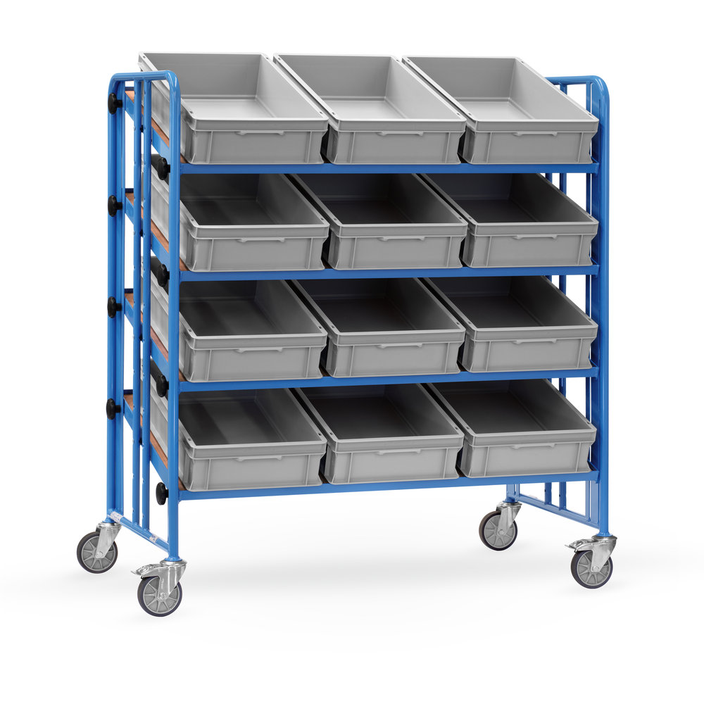 Montagewagen in modulair systeem 2896 - met 12 bakken uit de wagencategorie met artikelnummer 2896