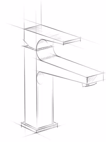 Hansgrohe eengreeps wastafelkraan METROPOL 110 met een nominale diameter van 15 mm, verchroomd, uit de categorie wastafelkranen met artikelnummer 6000645719