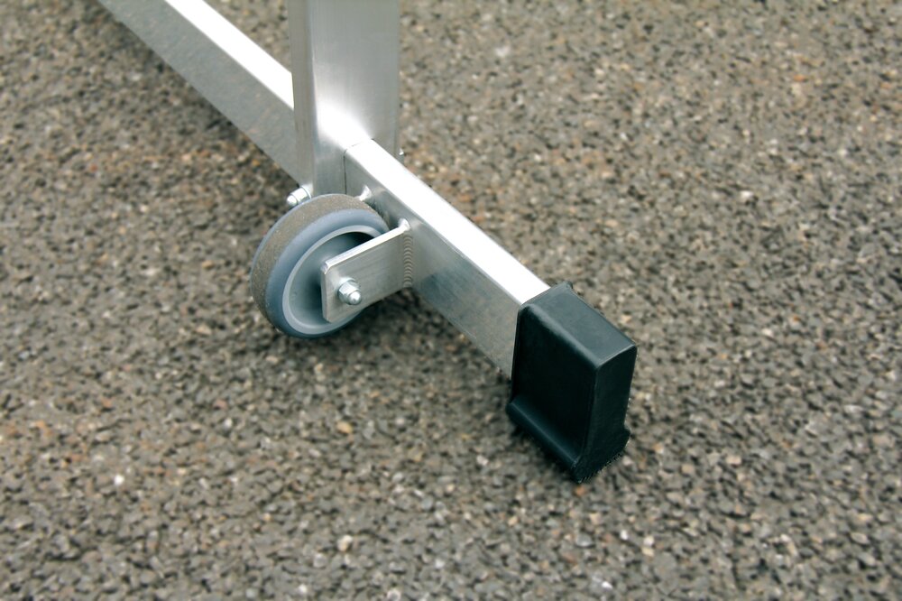 Munk platform ladder met wielen 4 treden