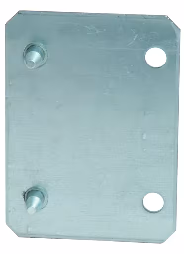 Verbindingsplaat voor dubbele planken, enkelzijdig, verzinkt, dubbele planken, art.nr. 12697