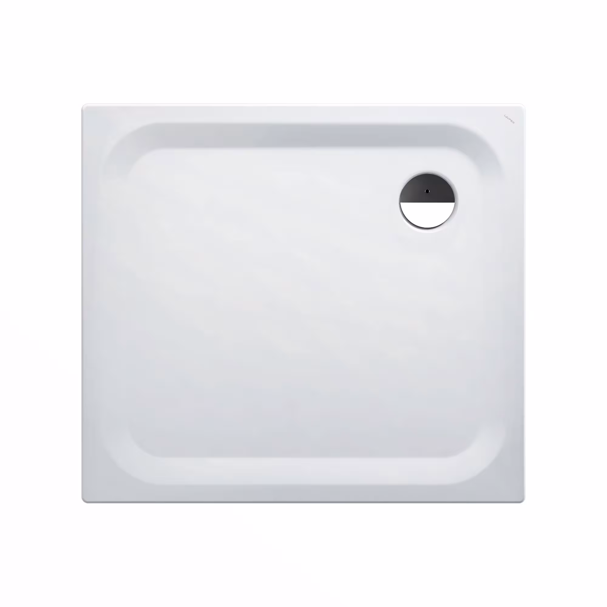 Platte douchebakken van staal, douchebakken van geëmailleerd staal, art.nr. 1035940