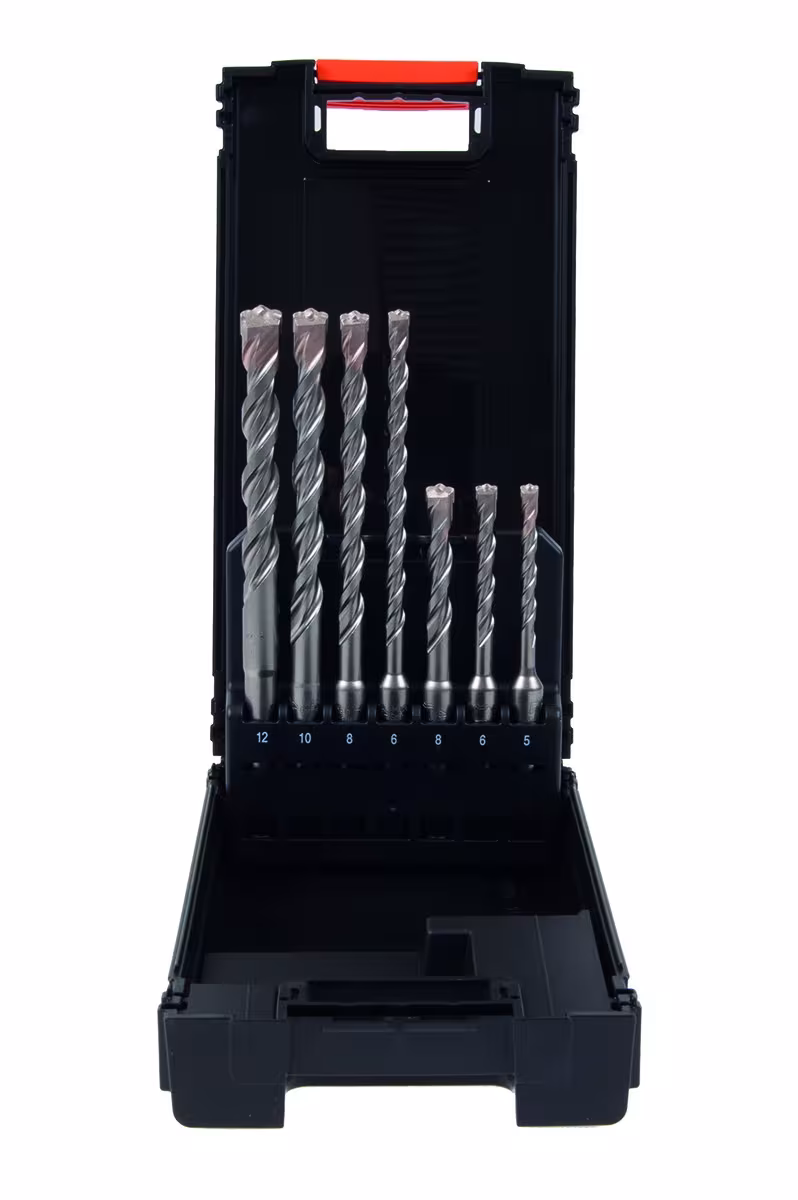 Andere weergave van het artikel Hamerboor Rocket 3 cassette 7 stuks 5-12 mm in ABS MAMBO doos uit de categorie machine-accessoires