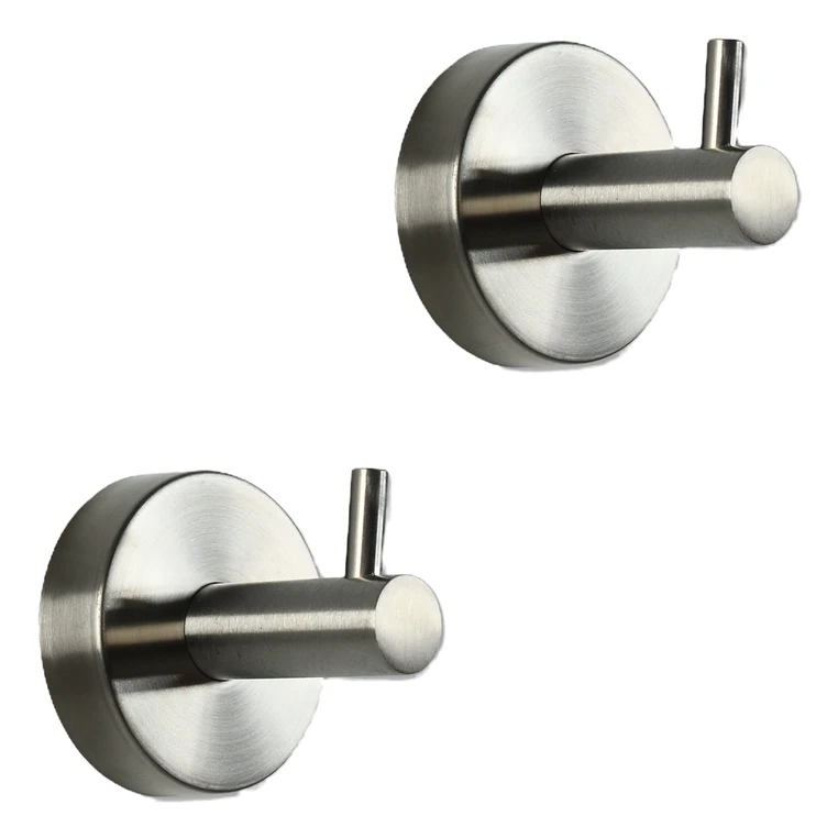 AXIAL enkele handdoekhaak van roestvrij staal - voor lijmen of boren, van het merk Ortwein AXIAL enkele handdoekhaak van roestvrij staal - voor lijmen of boren, uit de categorie Handdoekringen en -haken, artikelnummer IP2059