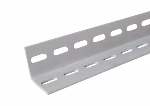 Hoekprofiel 35x35x1,5 mm, 2500 mm, RAL 7035 lichtgrijs, schroefbaar van Schulte Lagertechnik uit het assortiment schroefsystemen