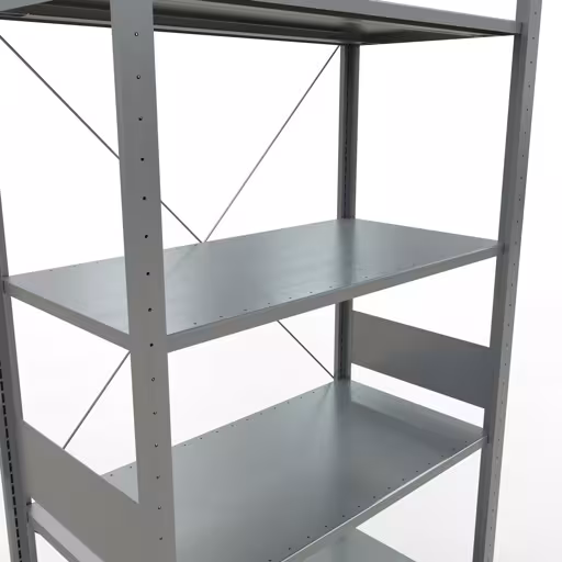 Figuur nr. 14 van het artikel basisrek, legplank-insteeksysteem MULTIplus85, 3000 x 1000 x 500 mm, 7 legborden, verzinkt uit de productgroep insteeksysteem van het merk Schulte Lagertechnik.