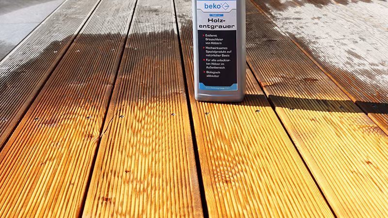 TecLine houtontgrijzer 1 l fles Holz, Fußboden, Bodenbeläge, Hartholz, Deck