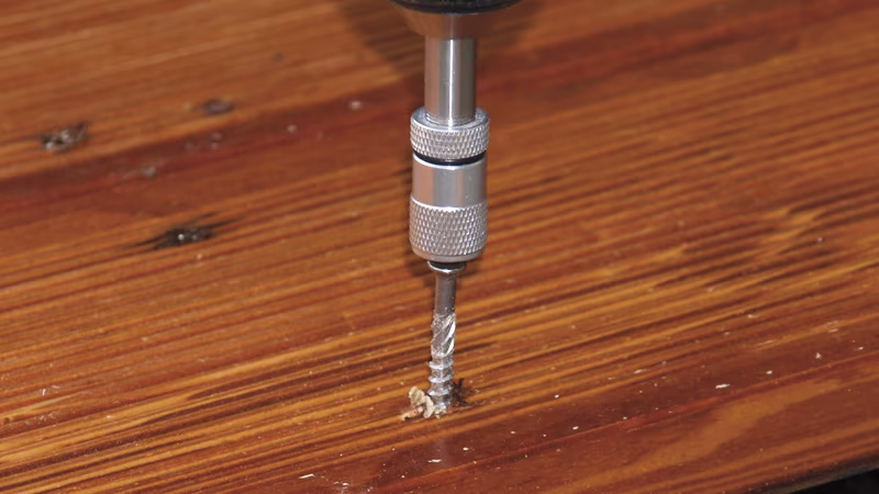 Bithouder met diepteaanslag, verstelbaar, in blisterverpakking Holz, Hartholz, Drinnen, Innenarchitektur, Schraube