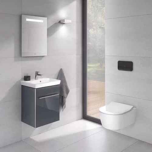 Detailbild 4028525 VILLEROY & BOCH Combipack Avento 5656RS 370x530mm Ovaal Wit Alpine KeramiekPlus
