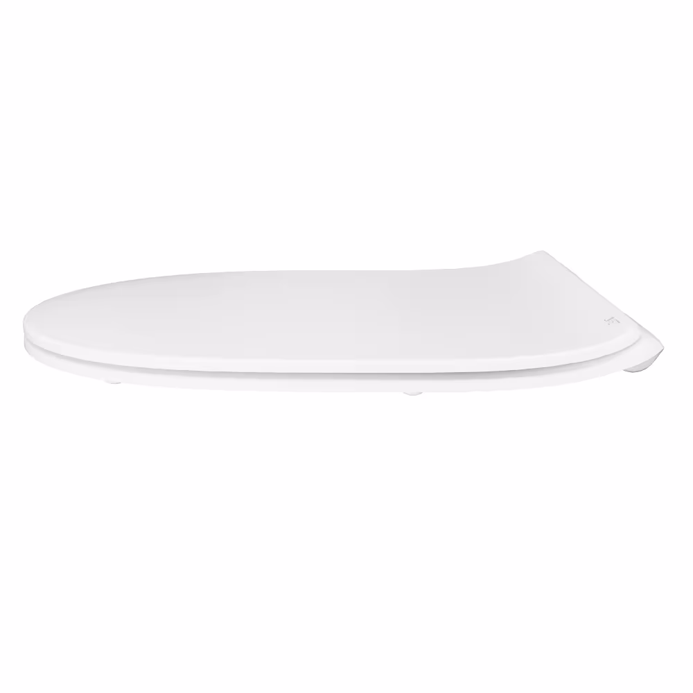 Figuur nr. 13 van artikel Deluxe toiletbril D800 D-vorm wit met softclose mechanisme voor onder andere Laufen Pro, Vitra S50 uit de productgroep badkamerkeramiek van het merk LUVETT