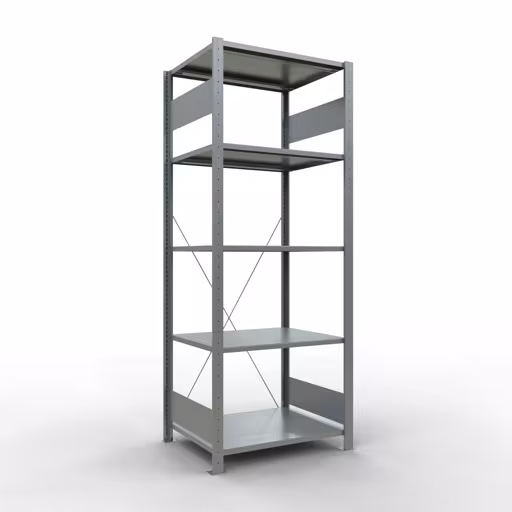 Productafbeelding nr. 13 van het artikel basisrek, legbord, insteeksysteem MULTIplus150, 2000 x 750 x 600 mm, 5 legborden, verzinkt uit het insteeksysteem assortiment van Schulte Lagertechnik