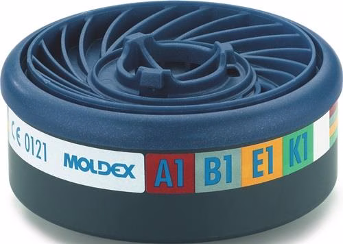 Gasfilter 940001 EN 14387:2021 A1B1E1K1 voor 4000 370 738, 4000 370 739 van het merk Moldex Gasfilter 940001 EN 14387:2021 A1B1E1K1 voor 4000 370 738, 4000 370 739 uit de categorie ademhalingsmaskers en filters met onderdeelnummer 4000370753