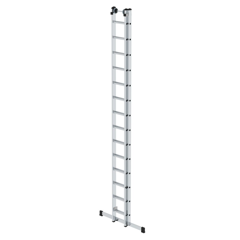 Munk 2-delige uitschuifladder met standaard traverse 2x14 sporten