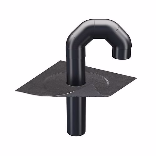 Flavent dakdoorvoerset voor energiekabels, dakdoorvoerset DN 125 met stijve PVC-flens van Klöber Flavent dakdoorvoerset voor stroomkabels uit de categorie "Niet-geïsoleerde dakdoorvoeren" met artikelnummer KF6930.