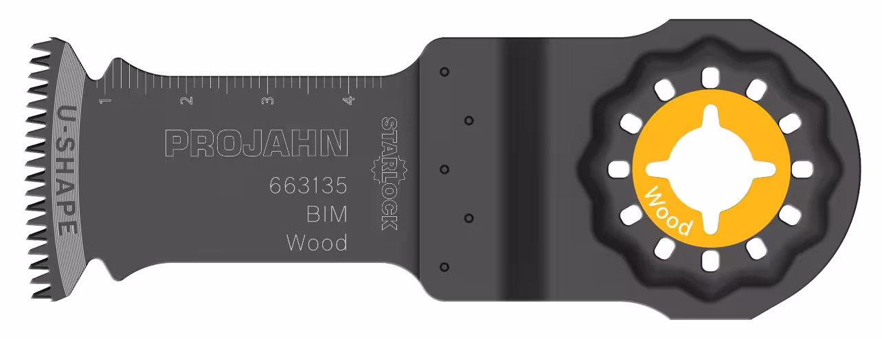 Starlock opnamehout BMI, oscillerend zaagblad