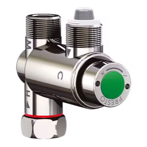 Presto Minitherm onderbouwthermostaat van Rada Presto Minitherm onderbouwthermostaat, douchesets/systemen/accessoires, art.nr. 1511103