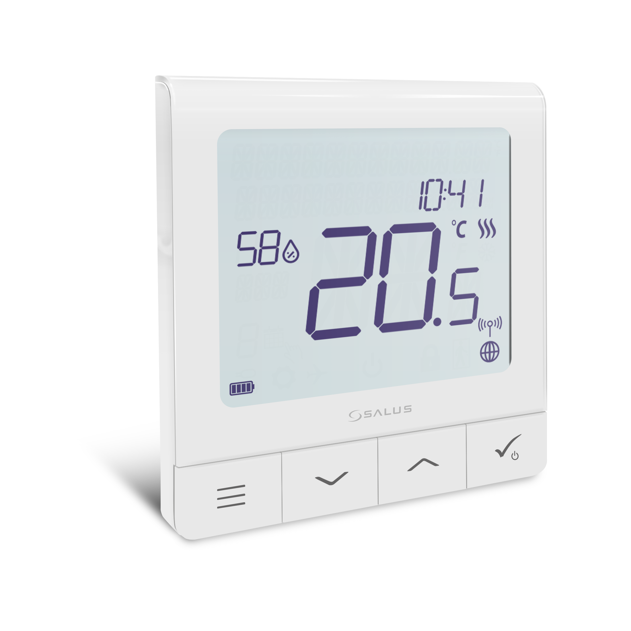 Digitale inbouwklokthermostaat ultraplat van GeMeTherm Digitale inbouwklokthermostaat, ultraplat, uit de categorie kamerthermostaten met artikelnummer TS-S-R40
