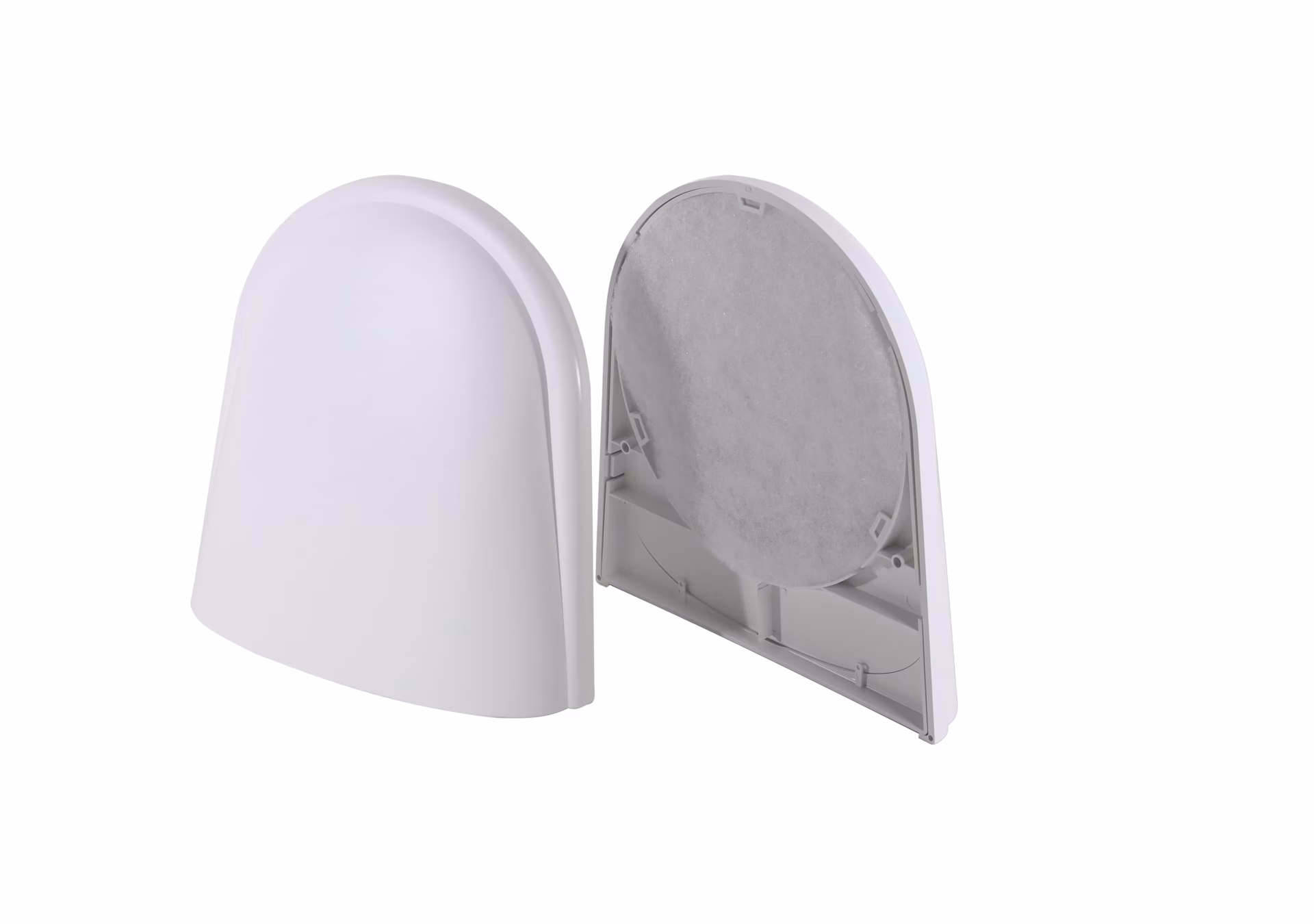 SmartFan Slim binnenpaneel wit met de GTIN 4251346880689 SmartFan Slim binnenpaneel wit van Zewotherm met art.nr. 14010206