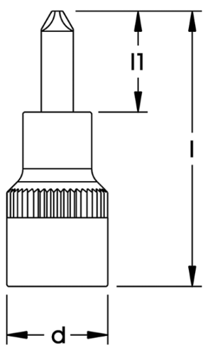 Schroevendraaier 1/2", kruiskop, ELORA-3220-PH 4 Diagramm, Handlung