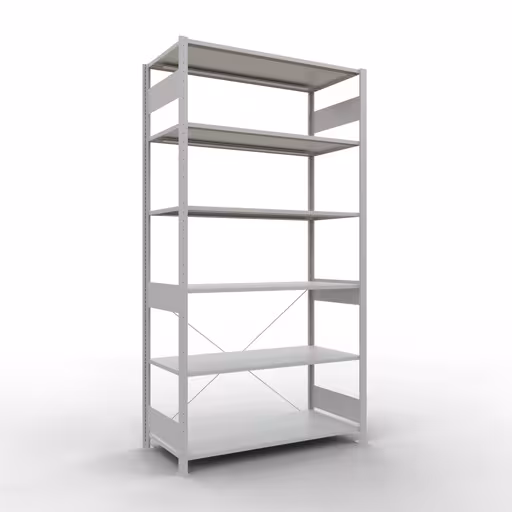 Insteeksysteem basisplank 2500x1300x600 mm, type 150 kg, lichtgrijs van Schulte Lagertechnik met het artikelnr. 32661-130
