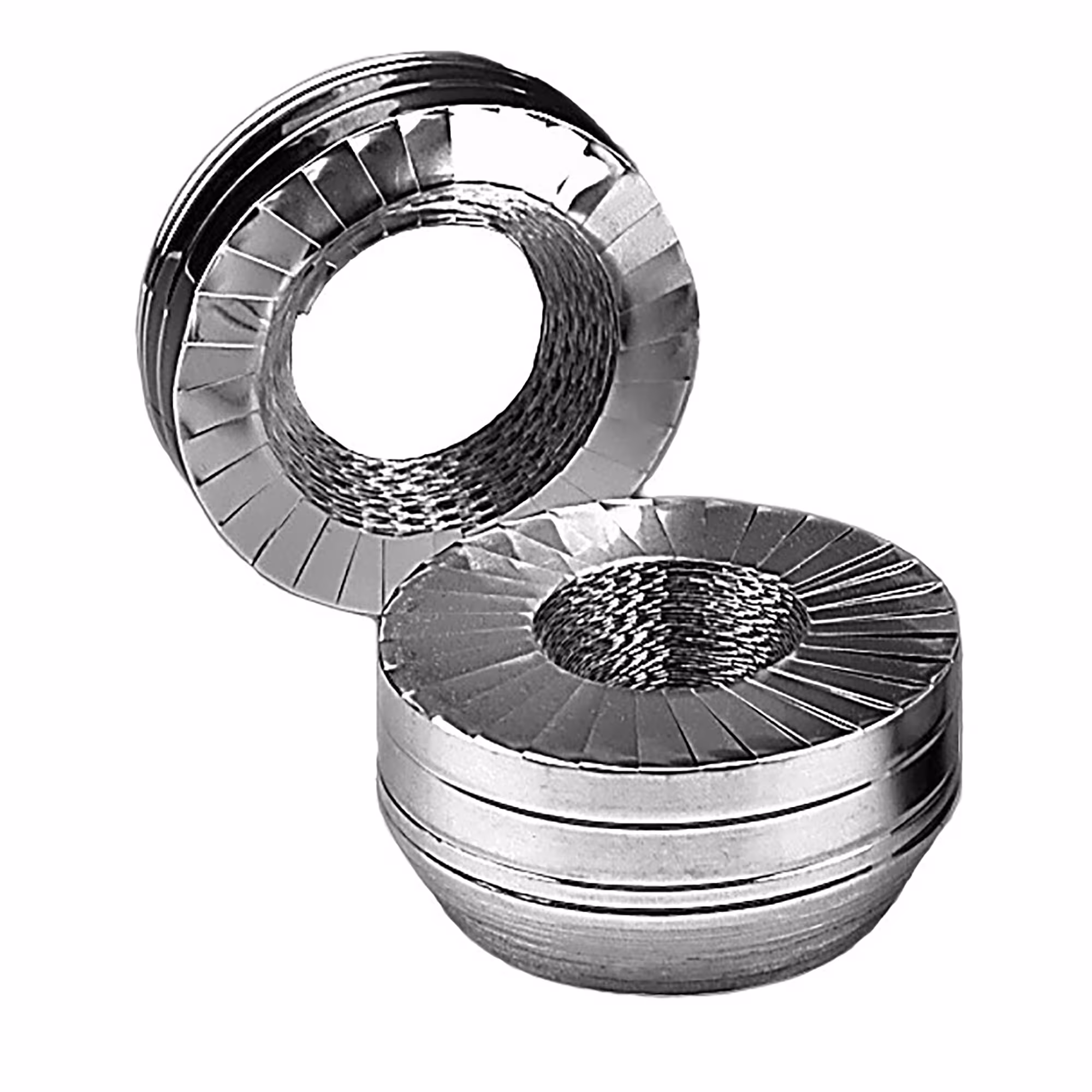 Eindmanchetten lamellenband aluminium van Armacell Eindmoffen lamellenband aluminium, isolatie van minerale wol