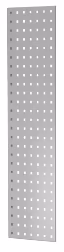 Geperforeerde plaat zijpaneel, 90 x 1000 x 300 mm (H x D), RAL 7035 lichtgrijs van Schulte Lagertechnik Geperforeerd paneel zijpaneel, 90 x 1000 x 300 mm (H x D), RAL 7035 lichtgrijs, accessoires, art.nr. 35665