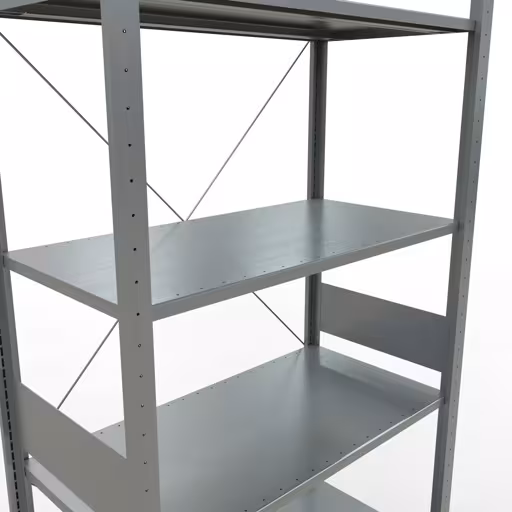 Figuur nr. 13 van het artikel basisrek, legplank-insteeksysteem MULTIplus150, 3000 x 1000 x 500 mm, 7 legborden, verzinkt uit de productgroep insteeksysteem van het merk Schulte Lagertechnik.