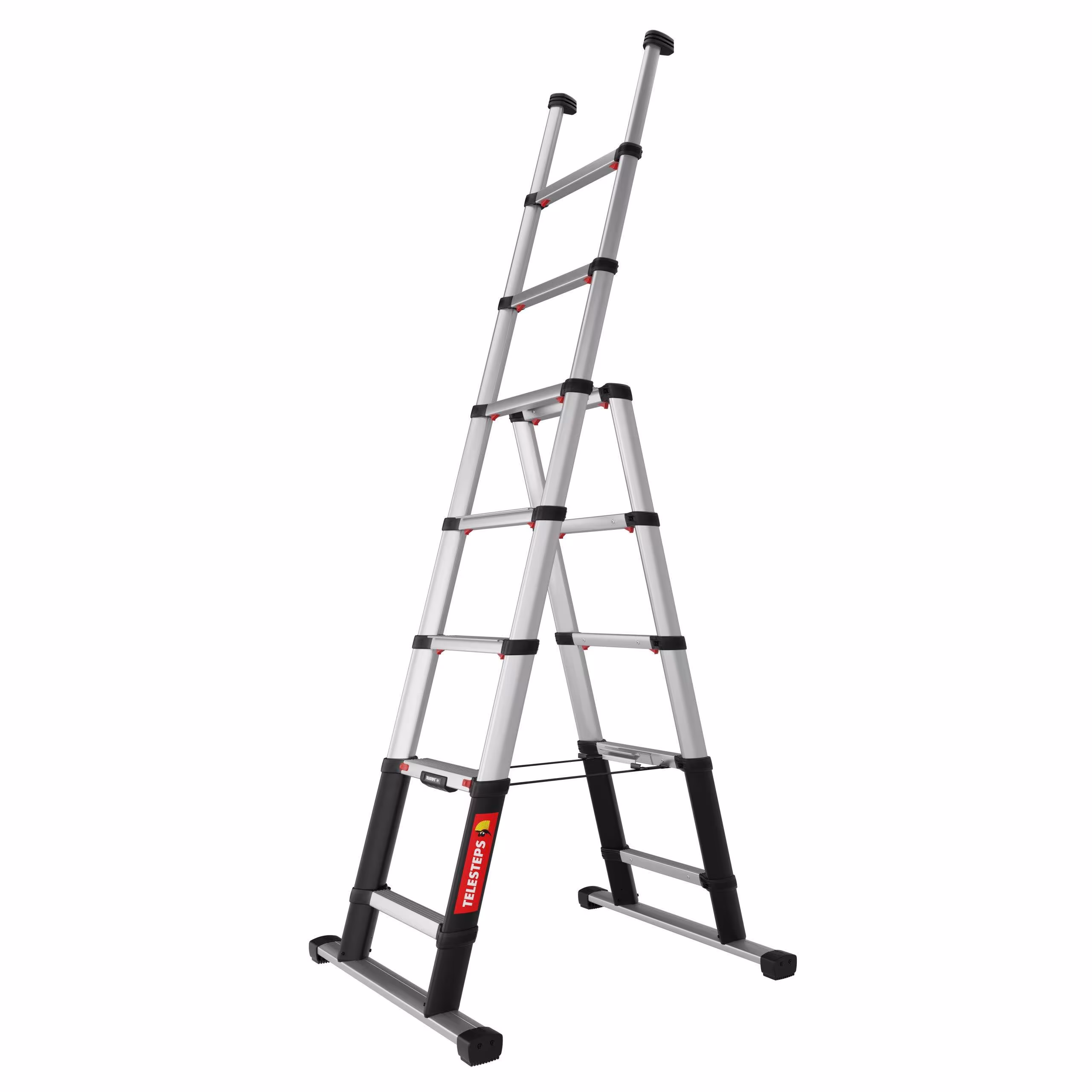 Telescopische combiladder Combi Line 6+2 treden met art.nr. 115476 Telescopische combiladder Combi Line 6+2 treden van Munk uit de categorie trap- en sportladders