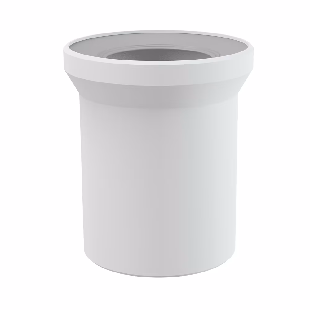 WC-aansluiting excentrische buis afvoermof toilet wit universeel | alcadrain A991 uit de categorie WC-aansluiting met het artikelnummer A91-150