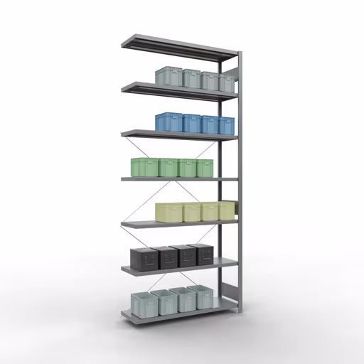 Figuur nr. 13 van het artikel steeksysteem opzetplank 3000x1300x400 mm, type 250 kg, verzinkt uit de steeksysteem productgroep van Schulte Lagertechnik