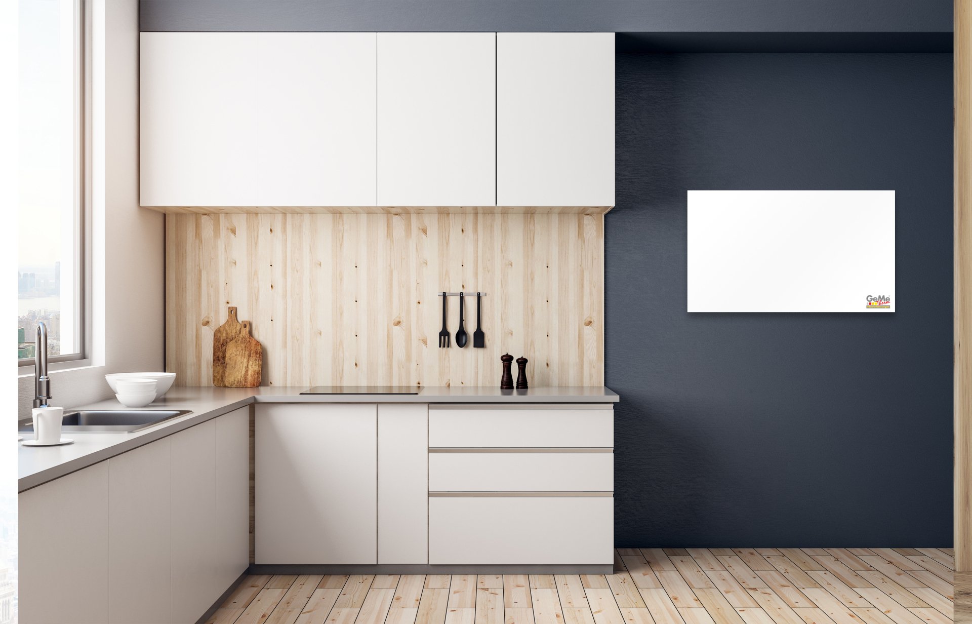 Zusatzbild 3637310 Infraroodverwarming metaal wit 300 Watt, 0600x400x25 mm