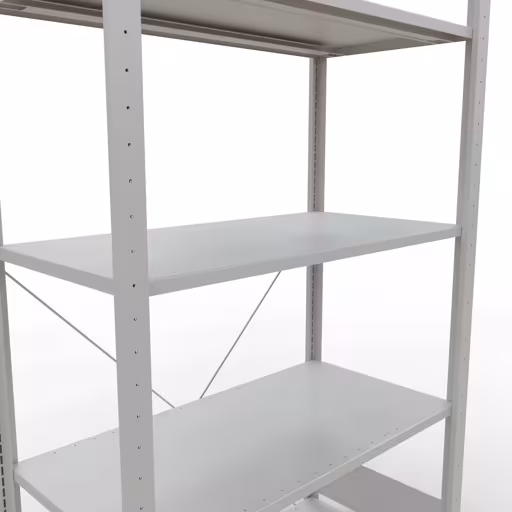 Figuur nr. 10 van het artikel basisrek, legbord, insteeksysteem MULTIplus85, 2000 x 1000 x 500 mm, 5 legborden, RAL 7035 lichtgrijs uit de productgroep insteeksysteem van Schulte Lagertechnik.