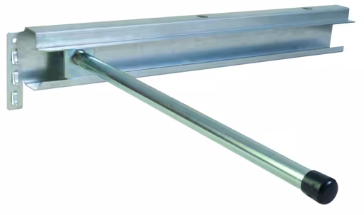 WS 3000 vakverdelingsstang met afdekkap, l=400 mm, verzinkt van Schulte Lagertechnik WS 3000 vakverdelingsstang met afdekkap, l=400 mm, verzinkt, WS3000 voor vakbelasting tot 500kg, art.nr. 20926