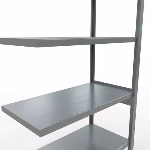 Productafbeelding nr. 14 van het artikel Aanbouwrekken, legbordstellingen, insteeksysteem MULTIplus330, 2500 x 1000 x 500 mm (HxBxD), 6 legborden, lengtestangen, verzinkt Afbeelding nr. 14 van het artikel aanbouwrekken, legbordstellingen, insteeksysteem MULTIplus330, 2500 x 1000 x 500 mm, 6 legborden, lengtestangen, verzinkt uit de productgroep insteeksysteem van Schulte Lagertechnik