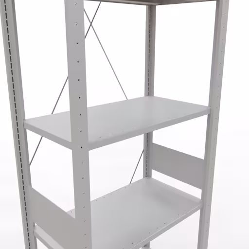 Productafbeelding nr. 7 van het artikel basisplank, legplank, insteeksysteem MULTIplus150, 3000 x 750 x 400 mm, 7 legborden, RAL 7035 lichtgrijs uit het insteeksysteem-assortiment van Schulte Lagertechnik