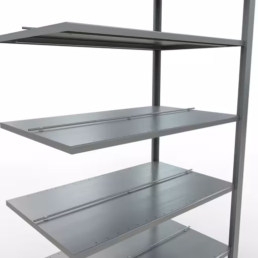 Afbeelding nr. 14 van het artikel, kantoorrekken, insteeksysteem MULTIplus150, 2300 x 1000 x 600 mm, 7 legborden, verzinkt, met middenaanslag uit de productgroep kantoorrekken van Schulte Lagertechnik