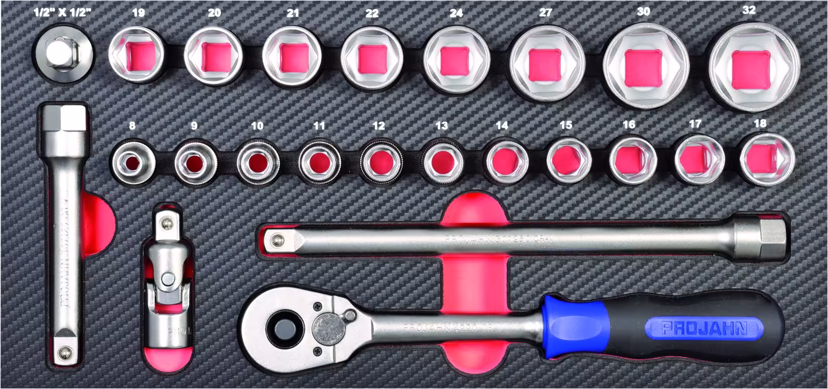 Uitgeruste werkplaatswagen STAR met 6 laden 148 delig (voorheen ECOBlue) uit de categorie organisatiesystemen & werkplaatswagens met de GTIN 4000146018910 Werkplaatswagenuitrusting voor 2 laden, 148-delig. van het merk PROJAHN uit de categorie organisatiesystemen & werkplaatswagens