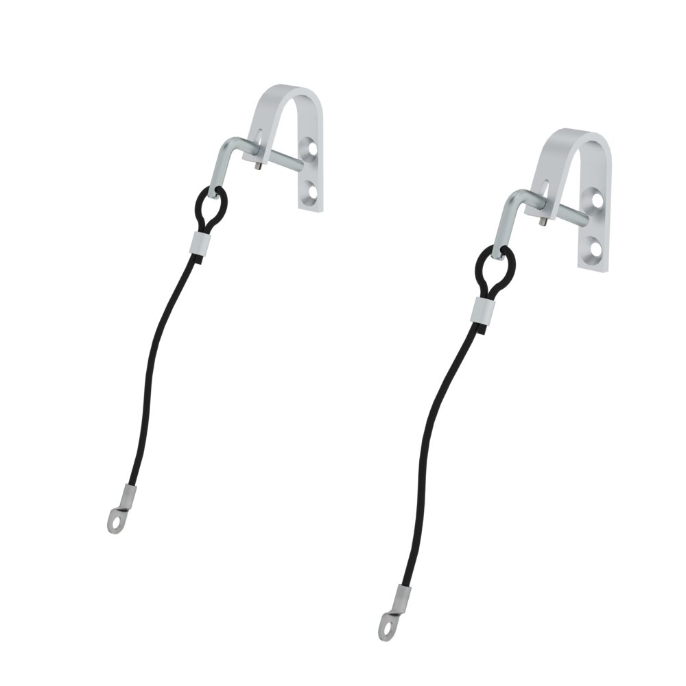 Kofferhaak met optilbeveiliging (1 set bestaande uit 2 stuks) ø 35 mm