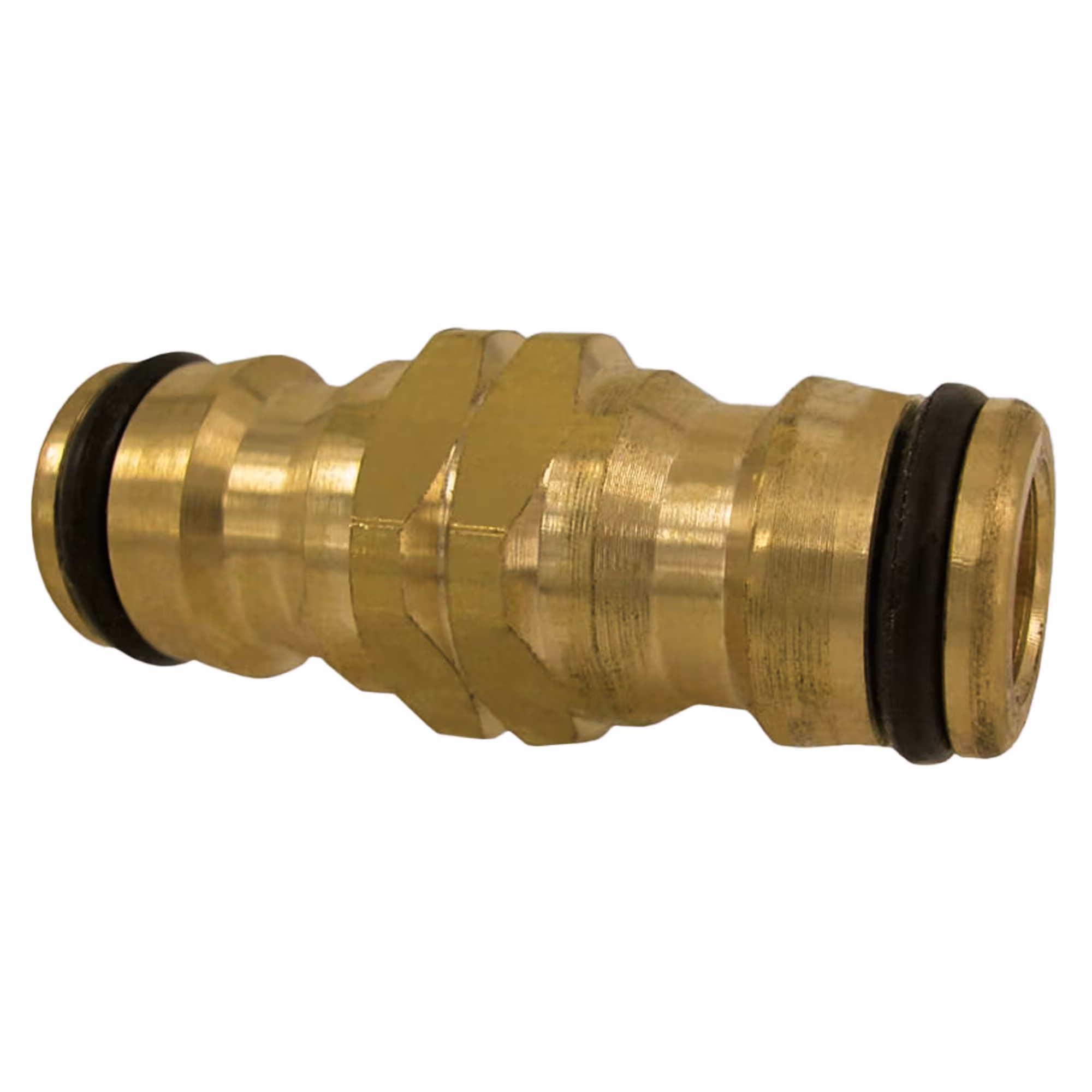 Dubbele connector van het merk Puteus uit het assortiment slangkoppelingen & connectoren