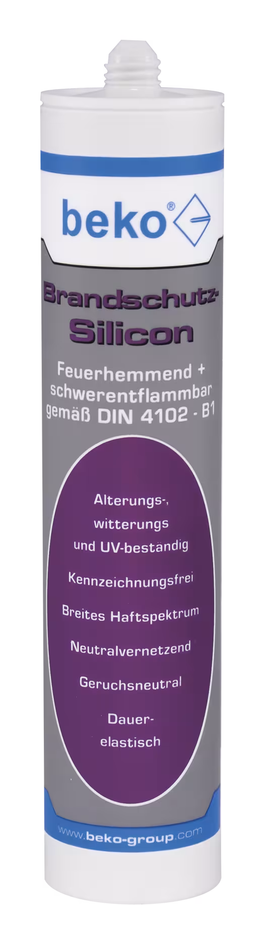 Brandwerende siliconen 310 ml grijs uit de categorie siliconen met art.nr. 228 03