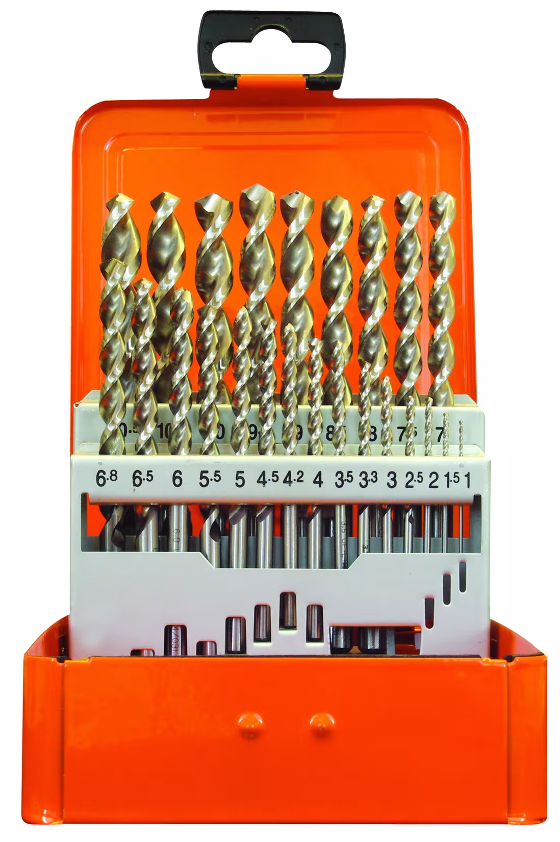 Extra afbeelding bij artikel Boorcassette HSS-Co type UF-L 24 stuks 1-10,5/0,5 mm van boor