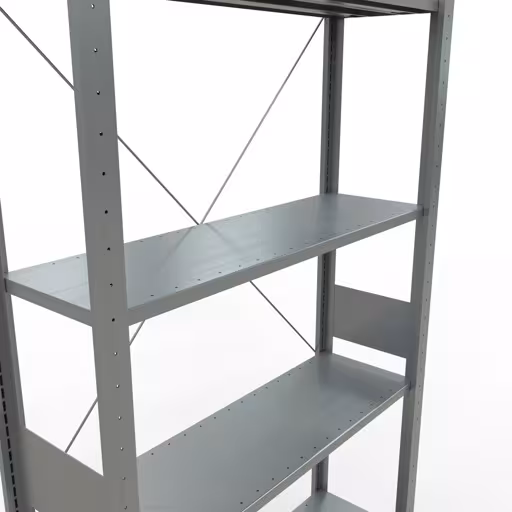Figuur nr. 15 van het artikel basisrek, legplank-insteeksysteem MULTIplus150, 3000 x 1000 x 300 mm, 7 legborden, verzinkt uit de productgroep insteeksysteem van het merk Schulte Lagertechnik.