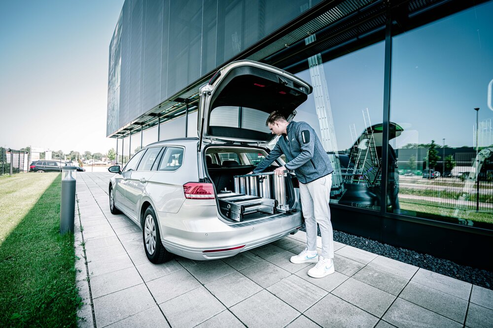 Munk trappenset, dubbelzijdig toegankelijk, insteekbaar incl. insteekgedeelte