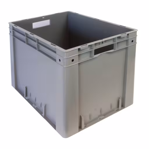 Eurostapelbak 420 x 400 x 600, grijs, PP van Schulte Lagertechnik uit de categorie steeksysteem