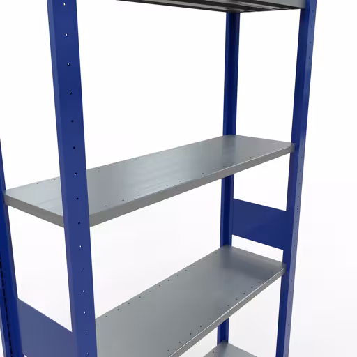 Figuur nr. 14 van het artikel basisrek, legplank-insteeksysteem MULTIplus85, 3000 x 1000 x 300 mm, 7 legborden, RAL 5010 gentiaanblauw uit de productgroep insteeksysteem van het merk Schulte Lagertechnik.
